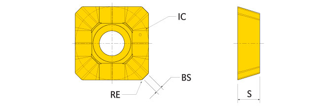 Ingersoll Series: SHEH15_1_P - Insert For SS/Hi-Temp/Ti