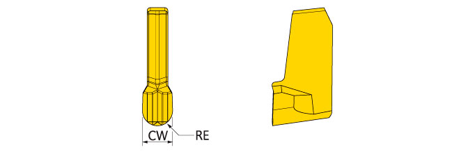 Ingersoll Series: TIPV - Full Radius Precision Inserts