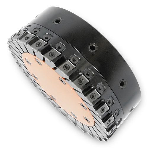 ingersoll Series: TUGSM - 75° PCD/CBN Adjustable Face Mill w/ Wiper