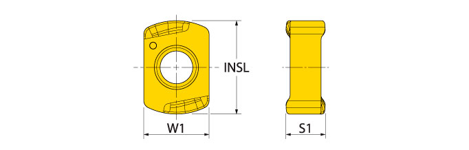 Ingersoll Series: UNLU0402M0TR-ML 4 Mm IC Hi-Feed Insert