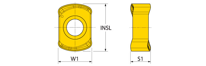 Ingersoll Series: UNLU0603M0TR-MM 6 Mm IC Hi-Feed Insert