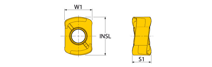 Ingersoll Series: UNLV0603M0TR 06 Mm IC Hi-Feed Insert