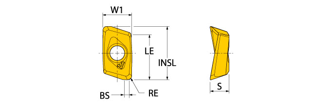 Ingersoll Series: XEVT10_EL - Insert For SS/Hi-Temp/Ti