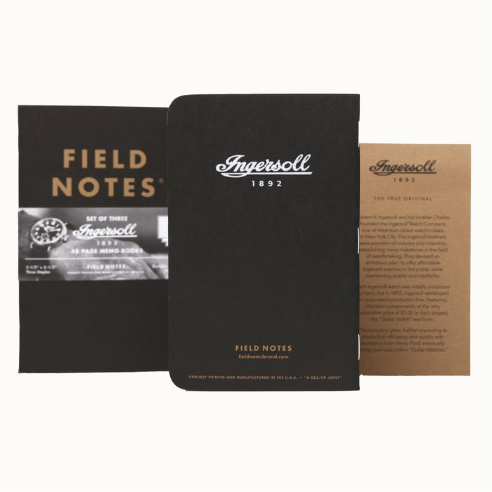 Ingersoll 1892 FIELD NOTES X INGERSOLL NOTEBOOK INASS05