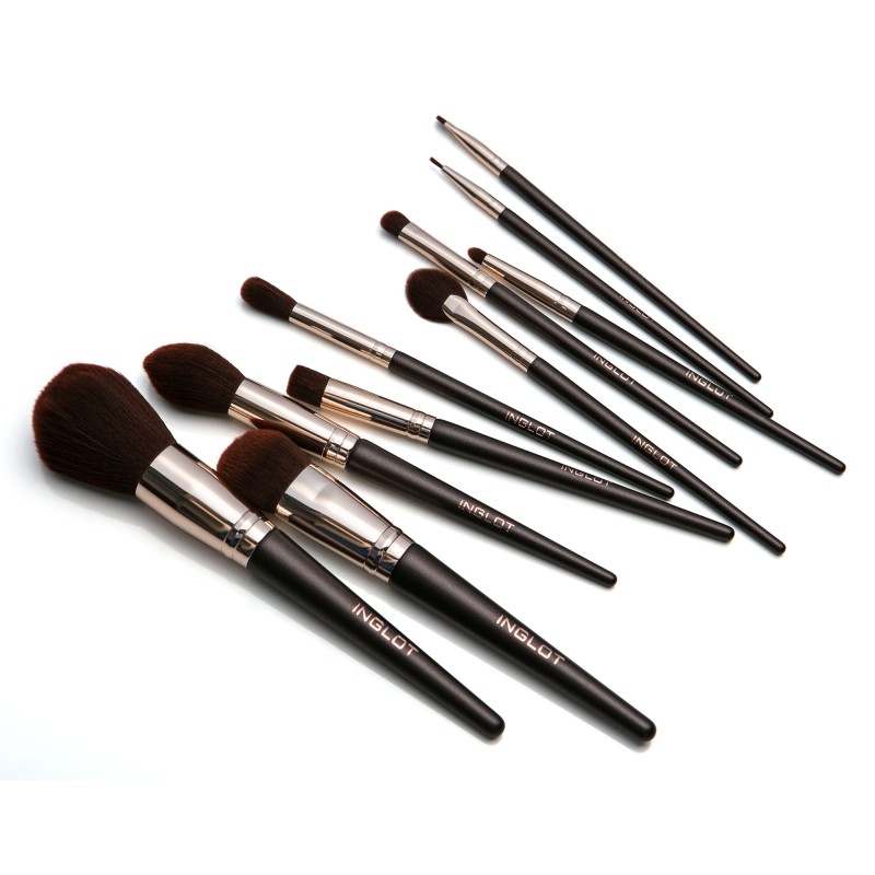 Inglot Brush Set In A Case (CHOCOLATE)