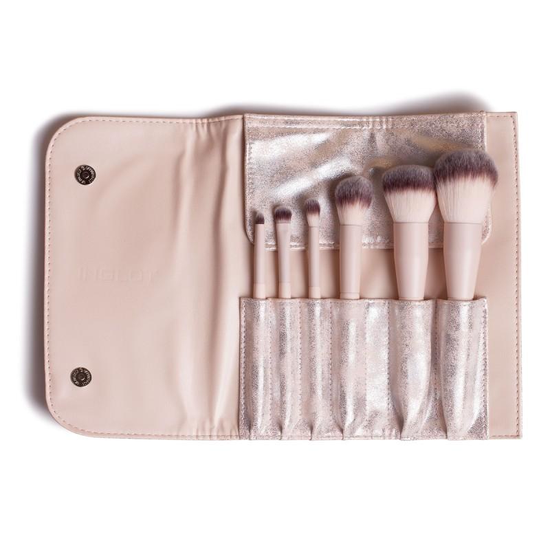 inglot Brush Set in Case Silver