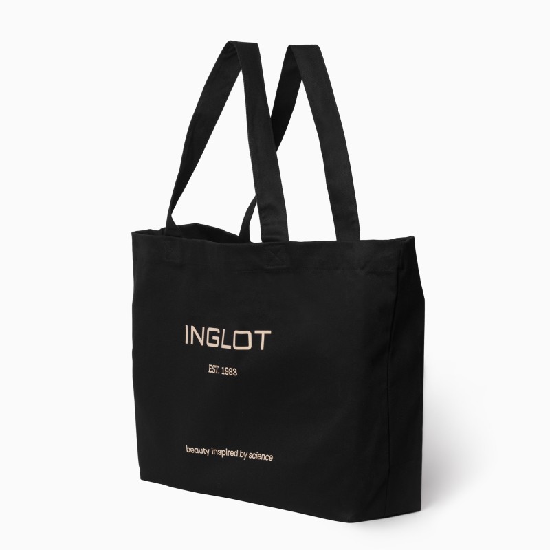 inglot Cotton Shopping Bag Black