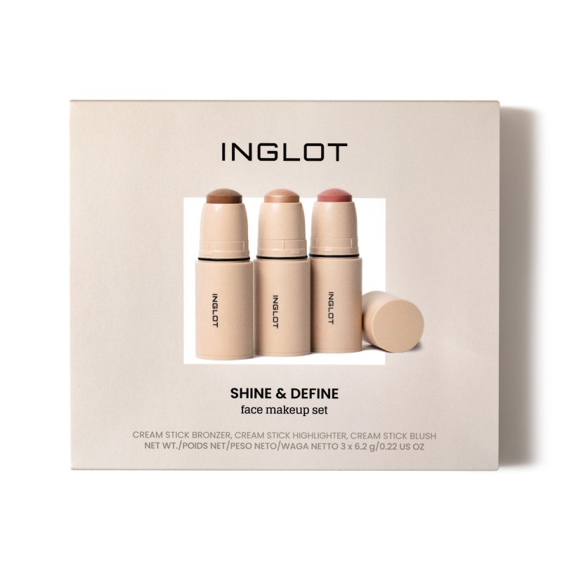 inglot Face Makeup Set Shine & Define