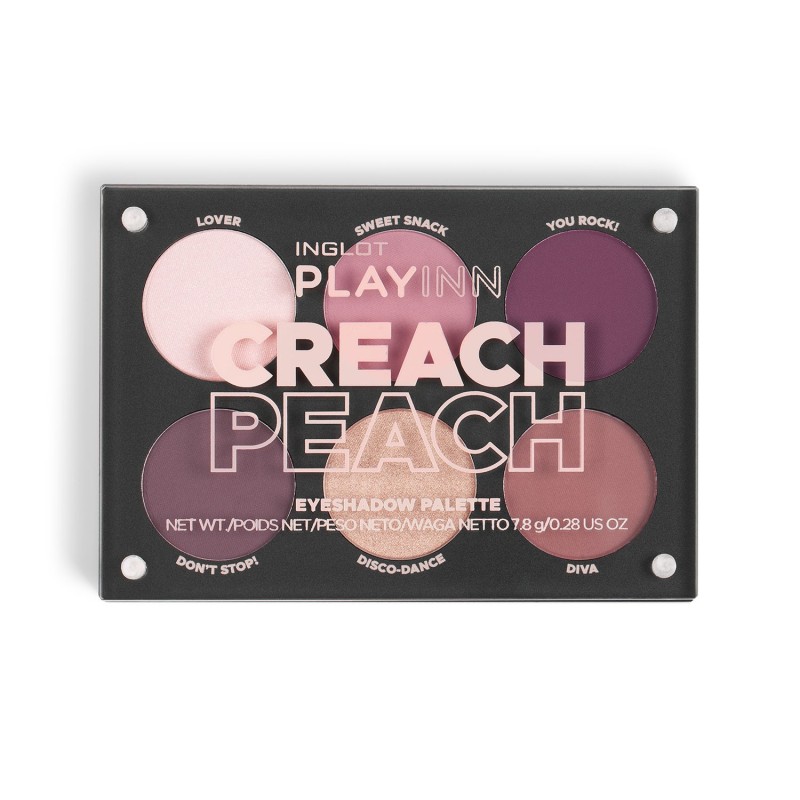 Inglot INGLOT PLAYINN Creach Peach Eyeshadow Palette