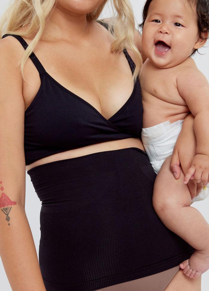 Ingrid & Isabel Afterband® Postpartum Support And Compression Belly Band Black