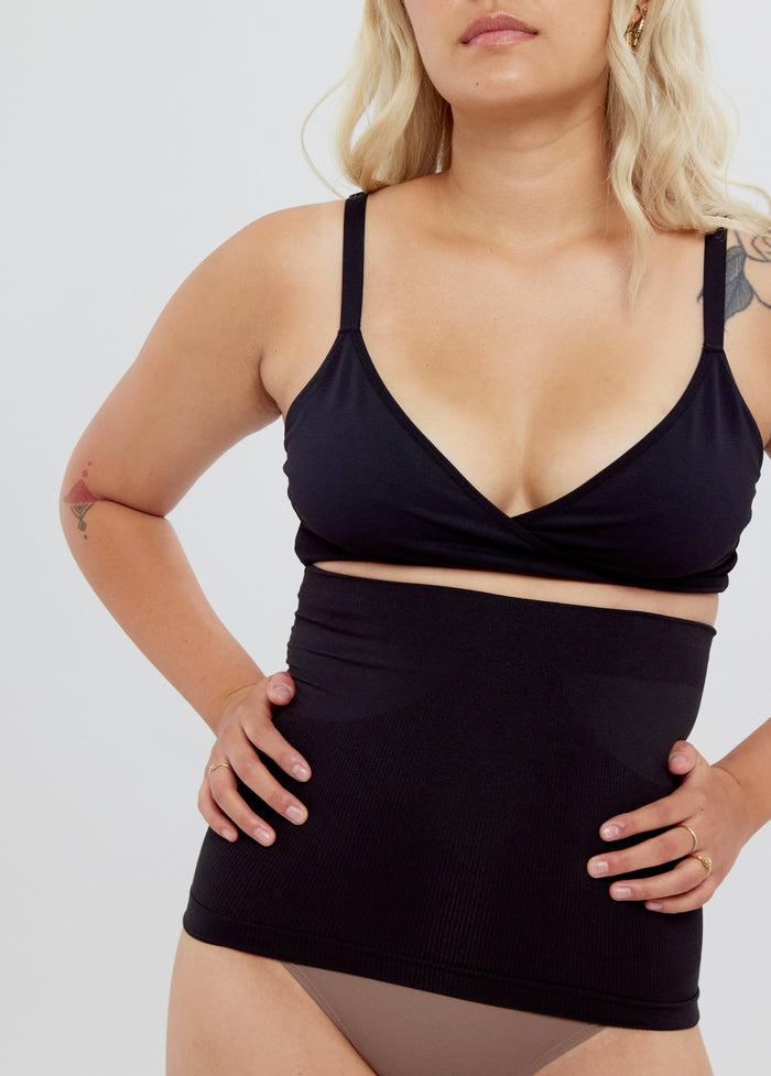 Ingrid & Isabel Afterband® Postpartum Support And Compression Belly Band Black