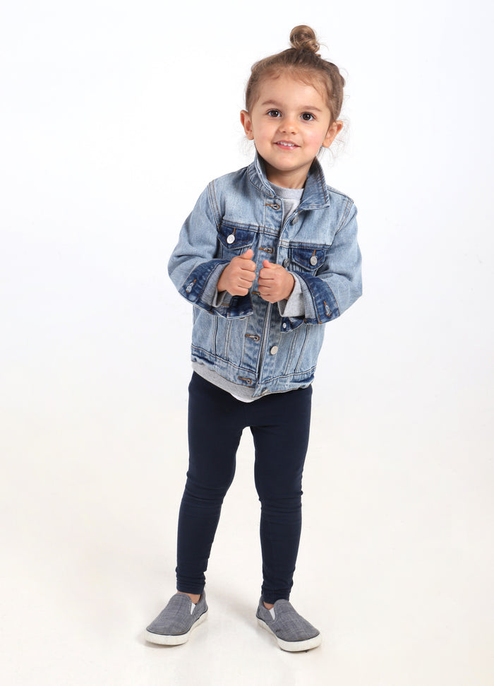 Ingrid & Isabel Babe Toddler & Baby Denim Jacket Light Wash Light Wash