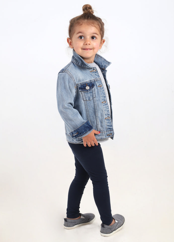 Ingrid & Isabel Babe Toddler & Baby Denim Jacket Light Wash Light Wash