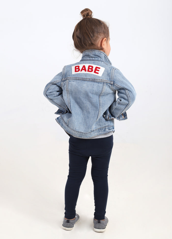 ingrid & isabel Babe Toddler & Baby Denim Jacket Light Wash Light Wash