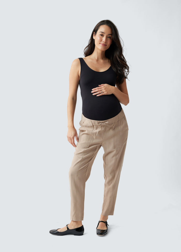 Ingrid & Isabel Cooling Seamless Maternity Bodysuit Black Black