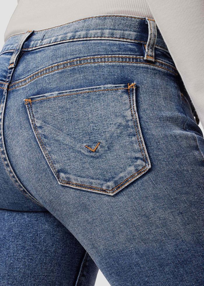 Ingrid & Isabel Hudson Jeans Nico Maternity Straight Ankle Medium Wash