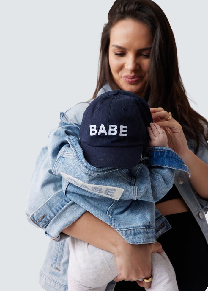 Ingrid & Isabel Babe Toddler Baseball Cap Navy