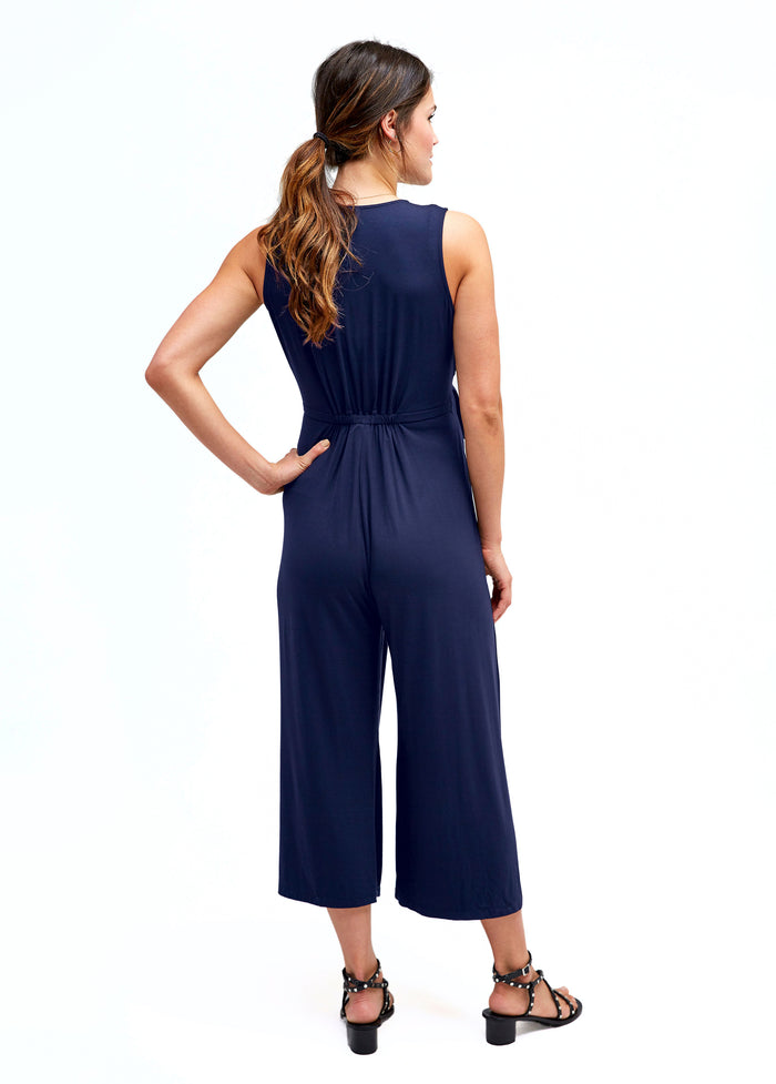 Ingrid & Isabel Francesca Maternity Jumpsuit Navy