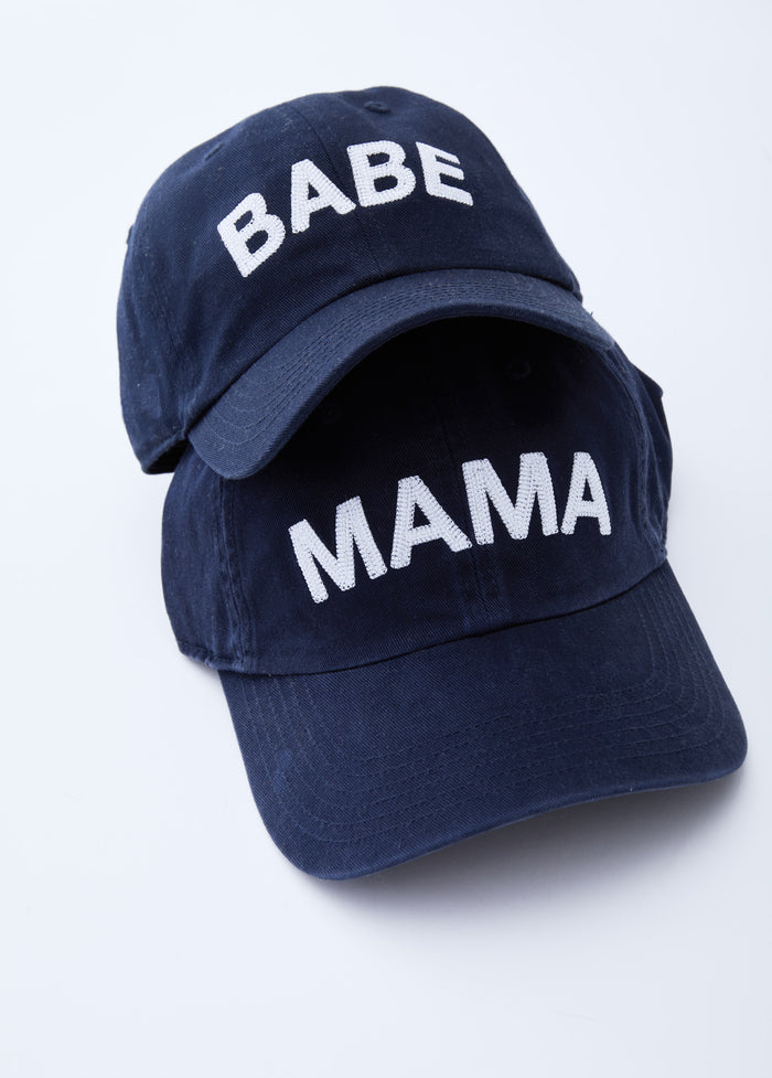 Ingrid & Isabel Mama Baseball Maternity Cap Navy