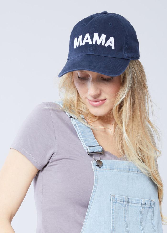 ingrid & isabel Mama Baseball Maternity Cap Navy