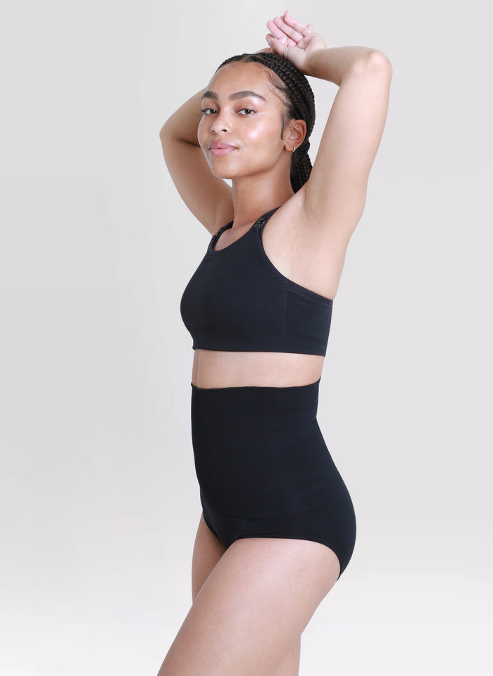 Ingrid & Isabel Postpartum Compression Undies Black