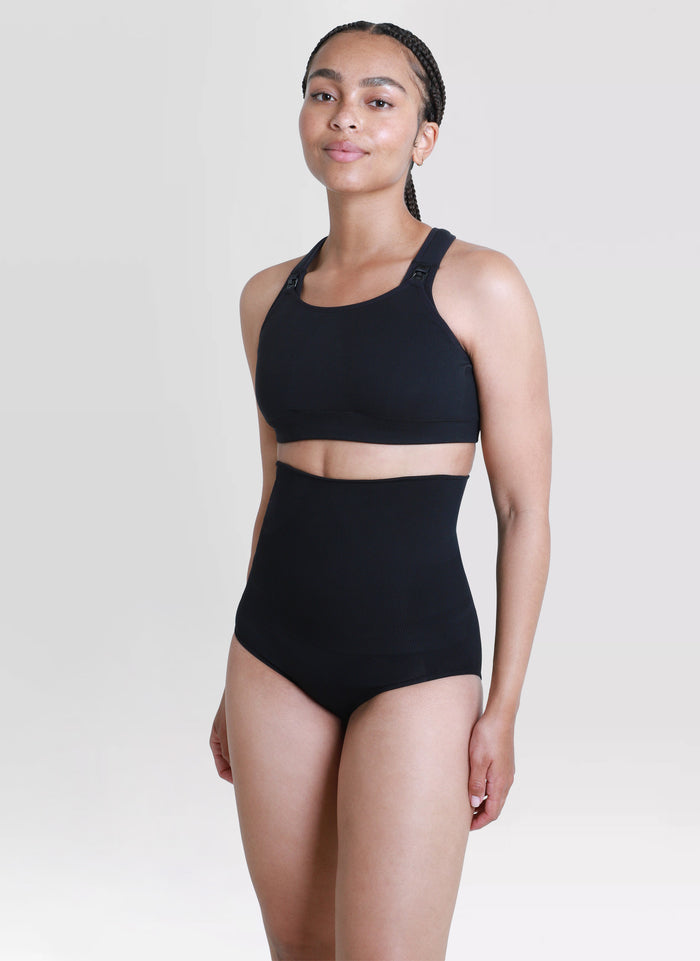 ingrid & isabel Postpartum Compression Undies Black