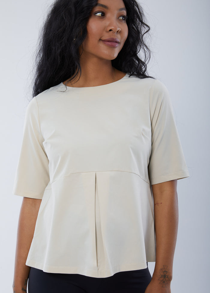 Ingrid & Isabel Zipper Back Maternity Top Pelican