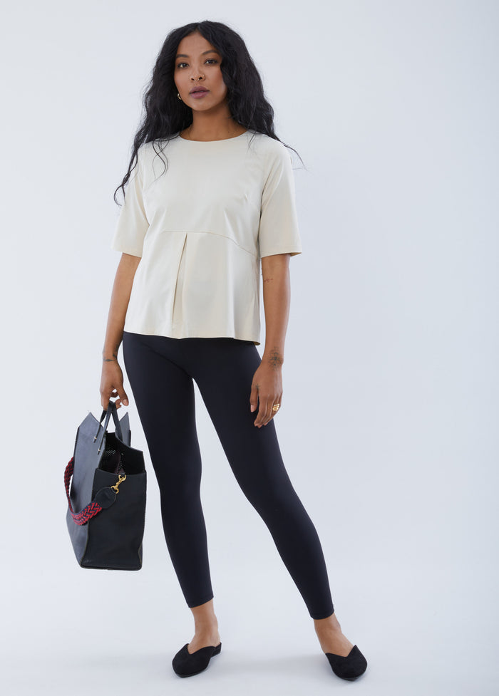 Ingrid & Isabel Zipper Back Maternity Top Pelican