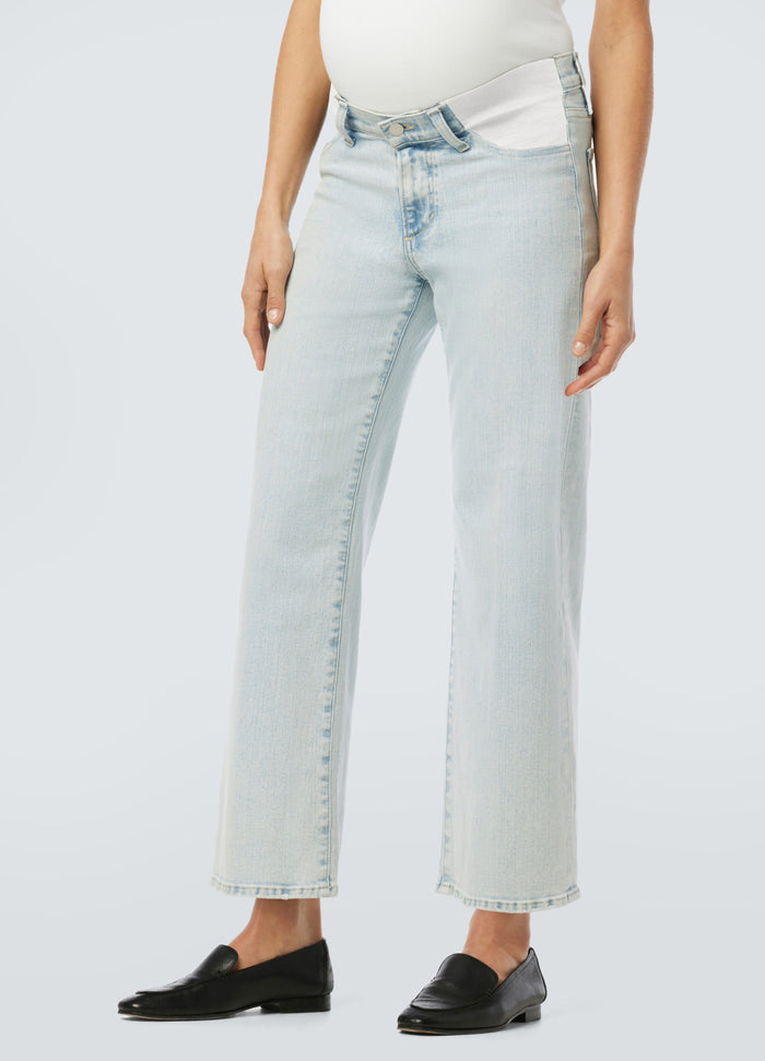 ingrid & isabel Joe's Jeans Blake Wide Leg Crop Maternity Jean Extra