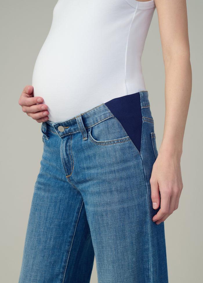 Ingrid & Isabel Joe's Jeans The Lou Lou Low Rise Wide Leg Maternity Jean Distraction