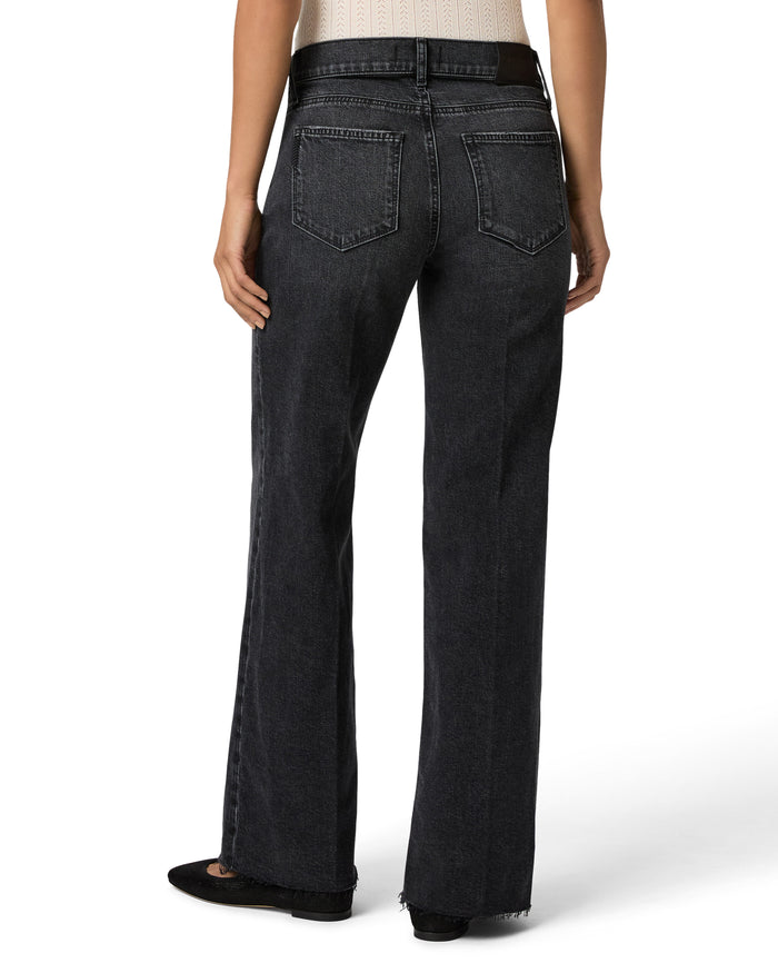 Ingrid & Isabel Paige Anessa 31" High Rise Wide Leg Maternity Jeans Viper Black