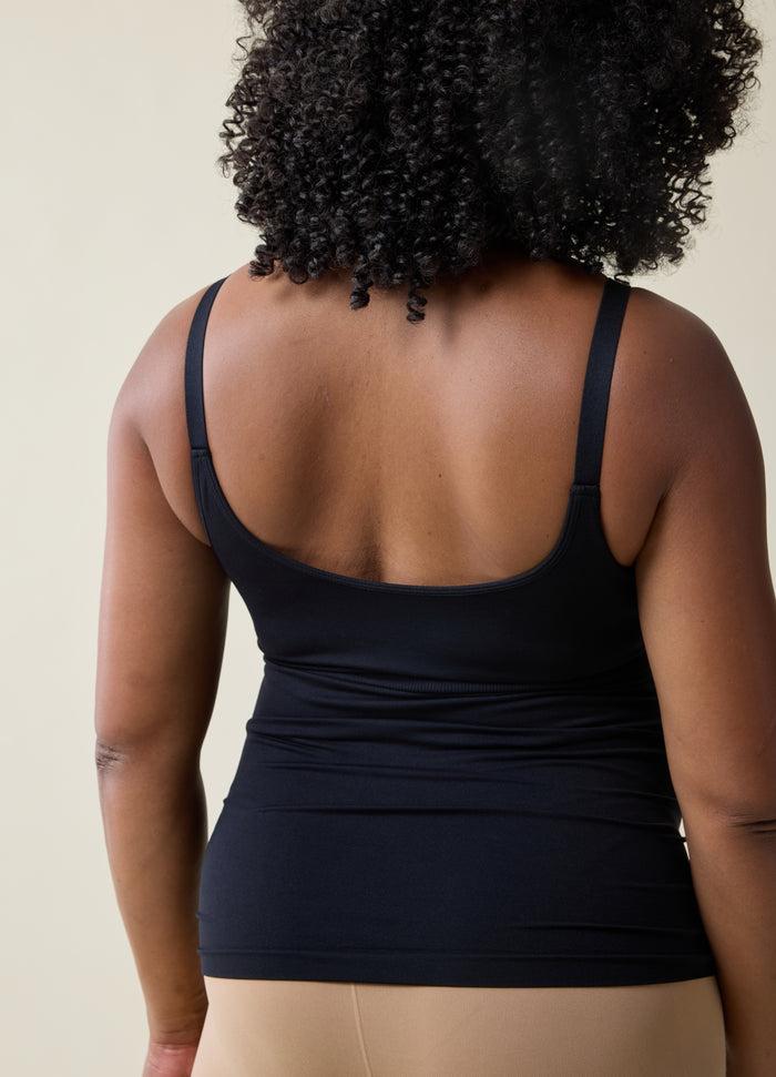 Ingrid & Isabel Seamless Nursing + Pumping Cami 2-Pack Bundle Black/Black