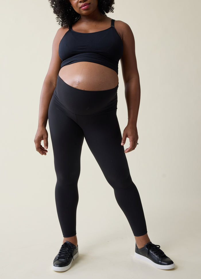 Ingrid & Isabel The All-Stage Forever Black Maternity + Postpartum Legging Black
