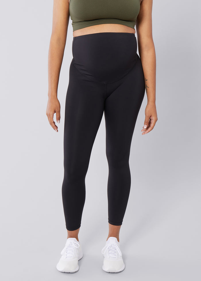 ingrid & isabel The All-Stage Performance Support ⅞ Maternity Black Legging Black