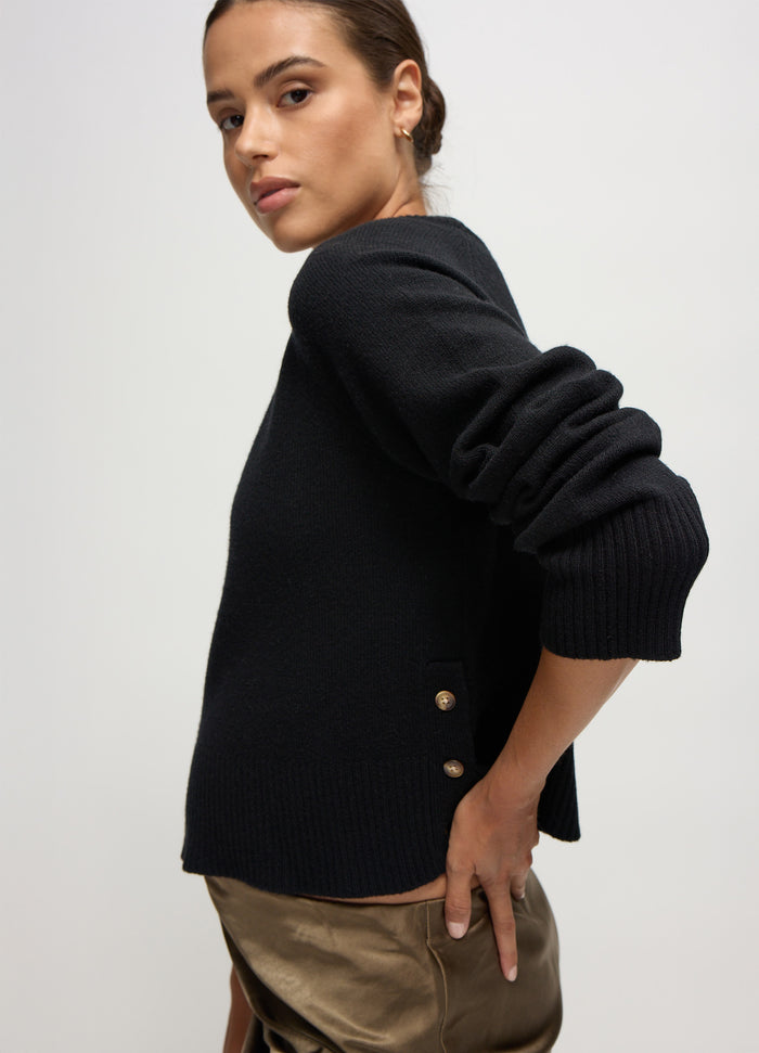 Ingrid & Isabel The Cozy Contour Maternity Sweater Champagne