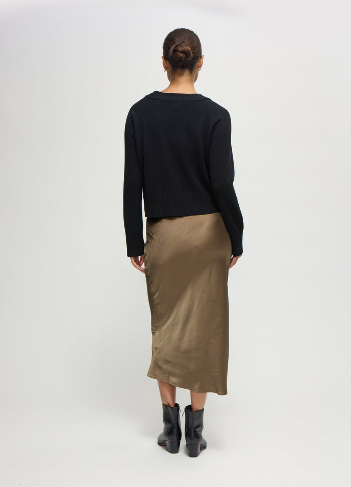 Ingrid & Isabel The Cozy Contour Maternity Sweater Champagne