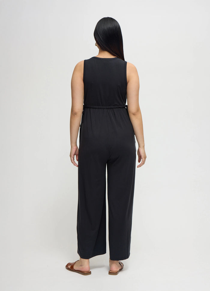 Ingrid & Isabel The Limitless Maternity Knit Jumpsuit Black