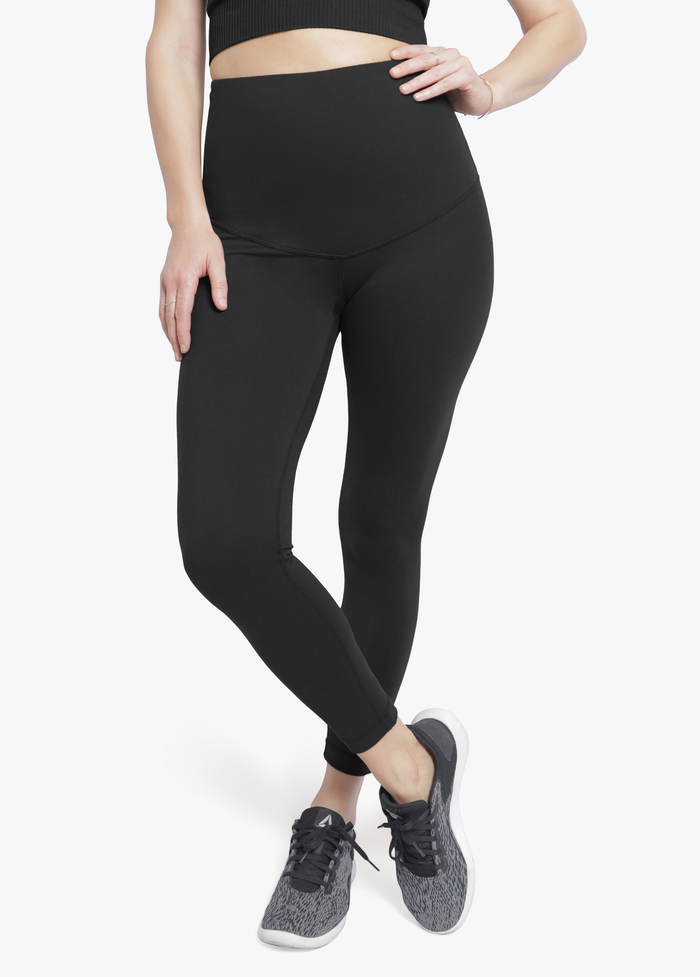 ingrid & isabel The Recovery Postpartum Compression Black Leggings Black