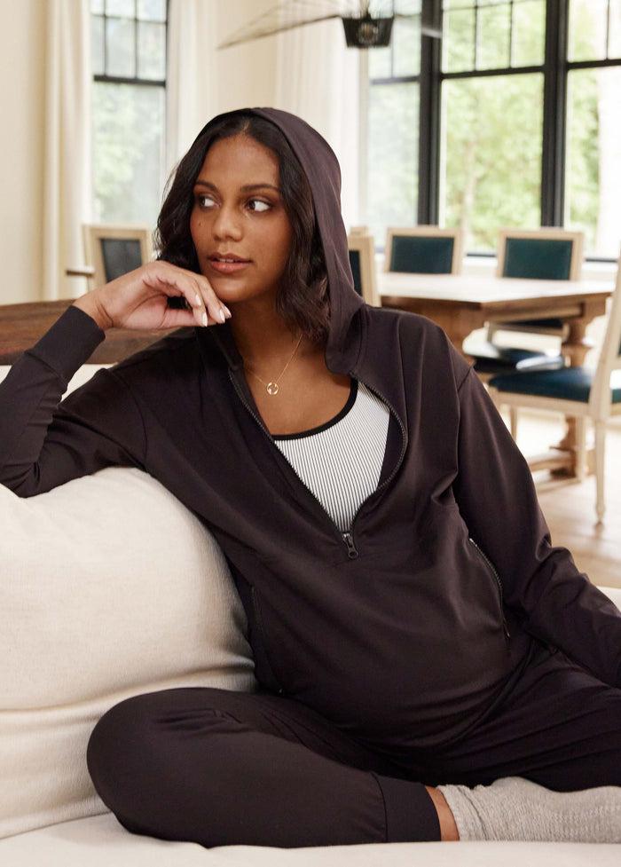 Ingrid & Isabel The Ultimate Maternity And Nursing Pullover Black