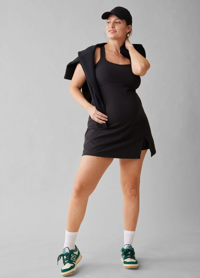 Ingrid & Isabel The Workout Maternity Active Dress Black