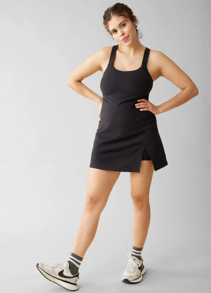 ingrid & isabel The Workout Maternity Active Dress Black