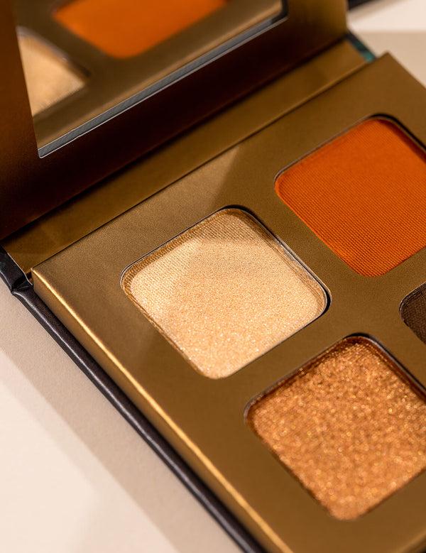 Inika Quad Eyeshadow Palette (Sunset)