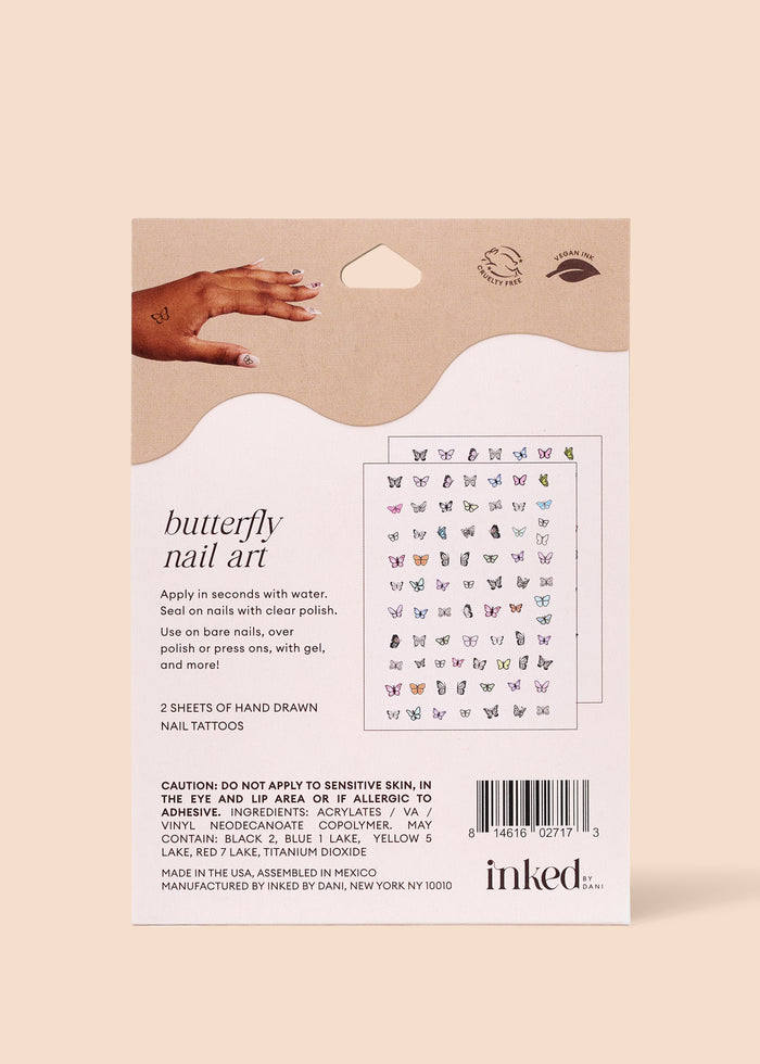 Inked By Dani Butterfly Nail Art