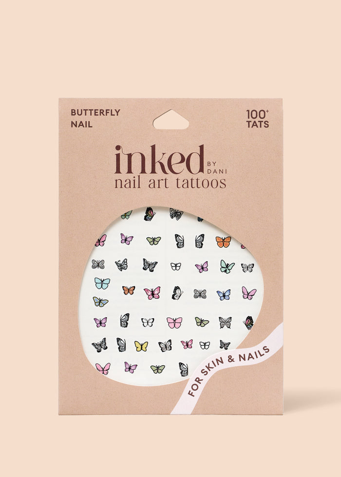 inked by dani Butterfly Nail Art