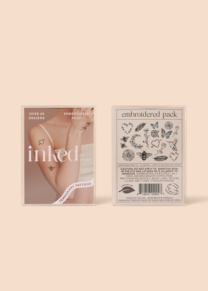 Inked By Dani Embroidered Pack