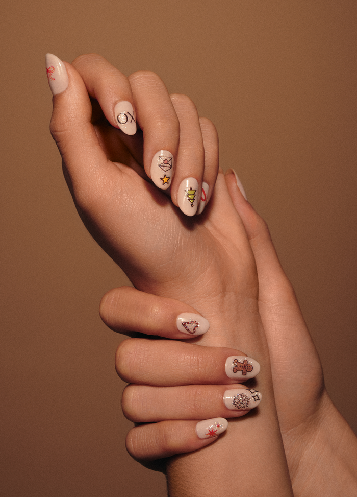 Inked By Dani Happy + Merry Nail Art