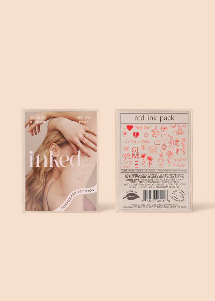 Inked By Dani Red Ink Pack