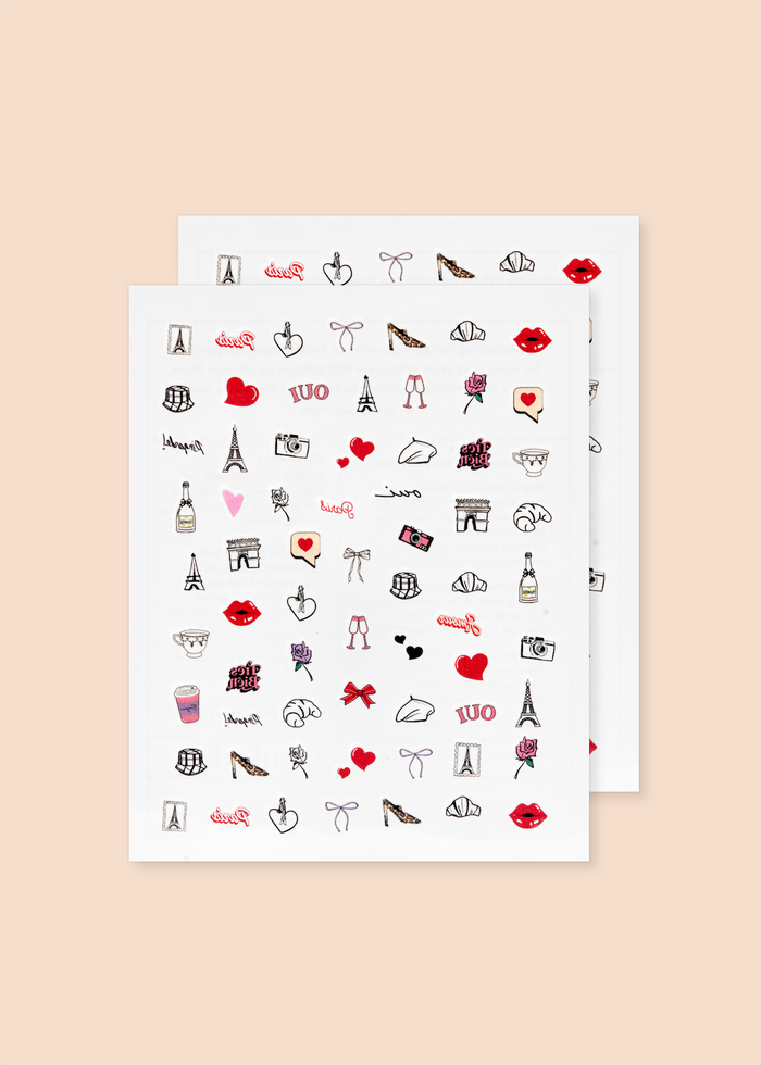 Inked By Dani INKED By Dani X Emily In Paris: Amour Nail Art