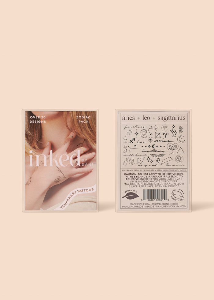 Inked By Dani Zodiac Pack: Aries + Leo + Sagittarius