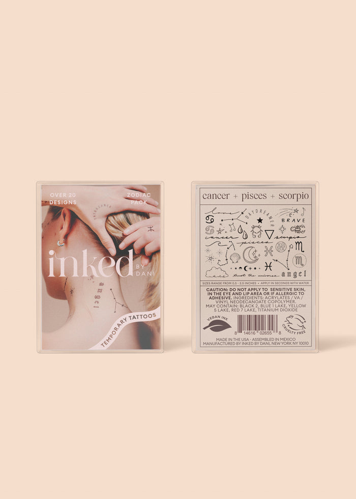 Inked By Dani Zodiac Pack: Cancer + Scorpio + Pisces